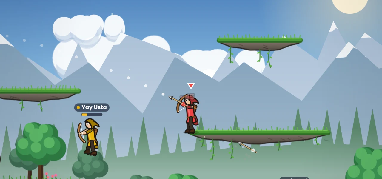 Archer War: tepelerde yay geren okçular